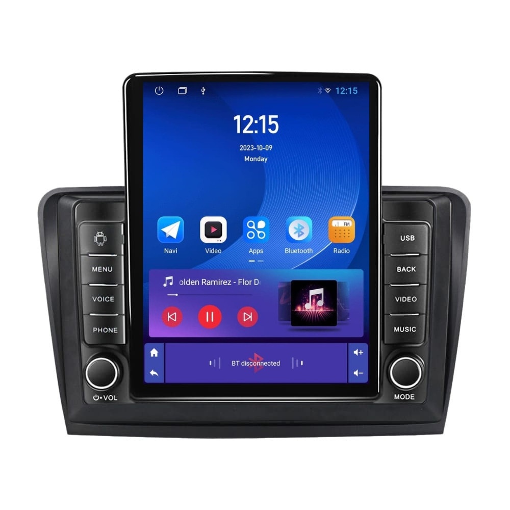 Navigatie dedicata cu Android Skoda Superb II 2008 - 2015, 2GB RAM, Radio GPS Dual Zone, Touchscreen IPS 9.7" HD tip Tesla, Internet Wi-Fi, Bluetooth, MirrorLink, USB - Imagine 2