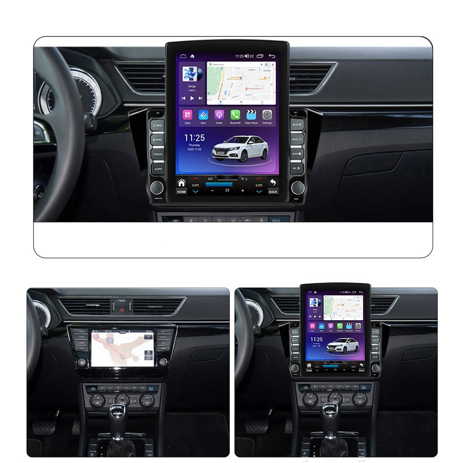 Navigatie dedicata cu Android Skoda Superb III 2015 - 2017, 4GB RAM, Radio GPS Dual Zone, Touchscreen IPS 9.7