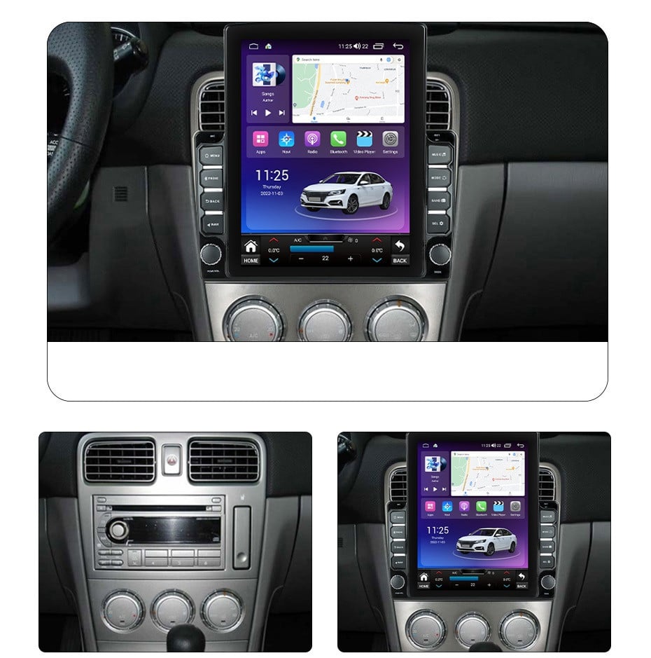 Navigatie dedicata cu Android Subaru Forester 2002 - 2008, 8GB RAM, Radio GPS Dual Zone, Touchscreen IPS 9.7