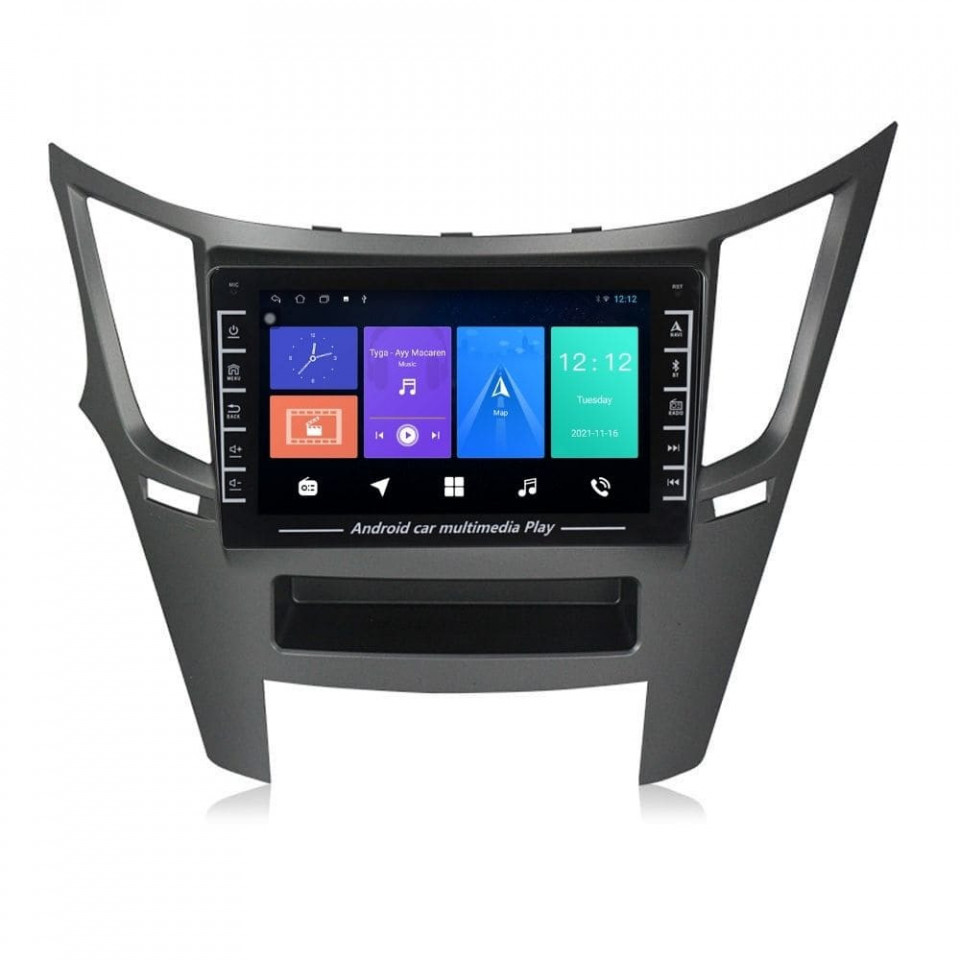 Navigatie dedicata cu Android Subaru Outback / Legacy 2009 - 2014, 1GB RAM, Radio GPS Dual Zone, Display HD IPS 8