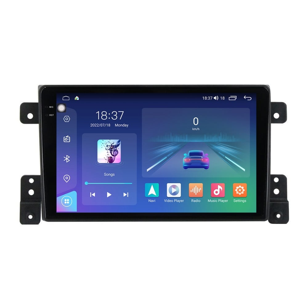 Navigatie dedicata cu Android Suzuki Grand Vitara 2005 - 2015, 4GB RAM, Radio GPS Dual Zone, Display 2K QLED 9.5