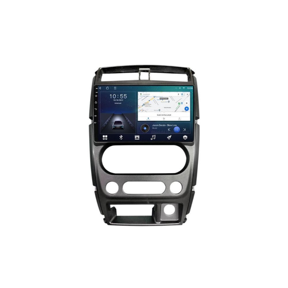 Navigatie dedicata cu Android Suzuki Jimny 2005 - 2018, 2GB RAM, Radio GPS Dual Zone, Display HD QLED 9