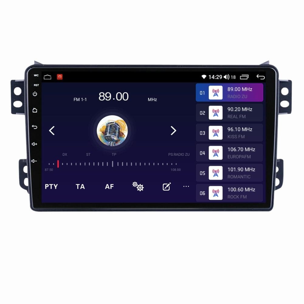 Navigatie dedicata cu Android Suzuki Splash 2008 - 2015, 2GB RAM, Radio GPS Dual Zone, Display HD QLED 9