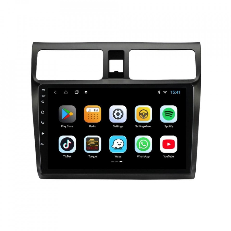 Navigatie dedicata cu Android Suzuki Swift III 2005 - 2010, 2GB RAM, Radio GPS Dual Zone, Display HD IPS 10