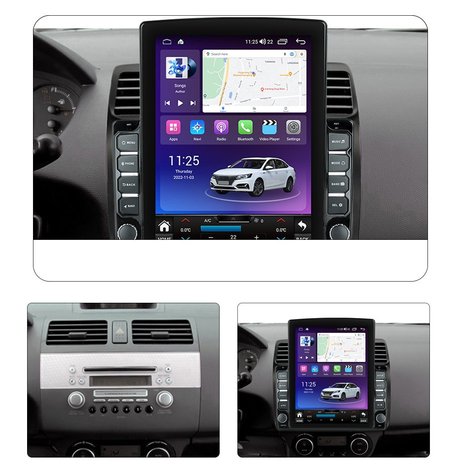 Navigatie dedicata cu Android Suzuki Swift III 2005 - 2010, 4GB RAM, Radio GPS Dual Zone, Touchscreen IPS 9.7