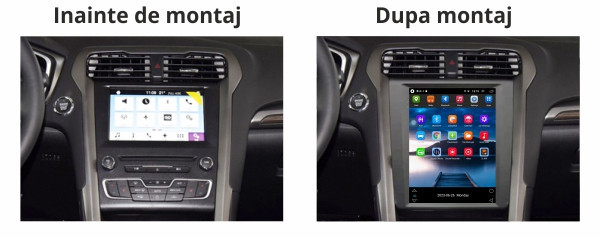 Navigatie dedicata cu Android tip tesla Ford Mondeo V dupa 2014, 2GB RAM, Radio GPS Dual Zone, Touchscreen IPS 9.7" HD, Internet Wi-Fi, Bluetooth, MirrorLink, USB - Imagine 5