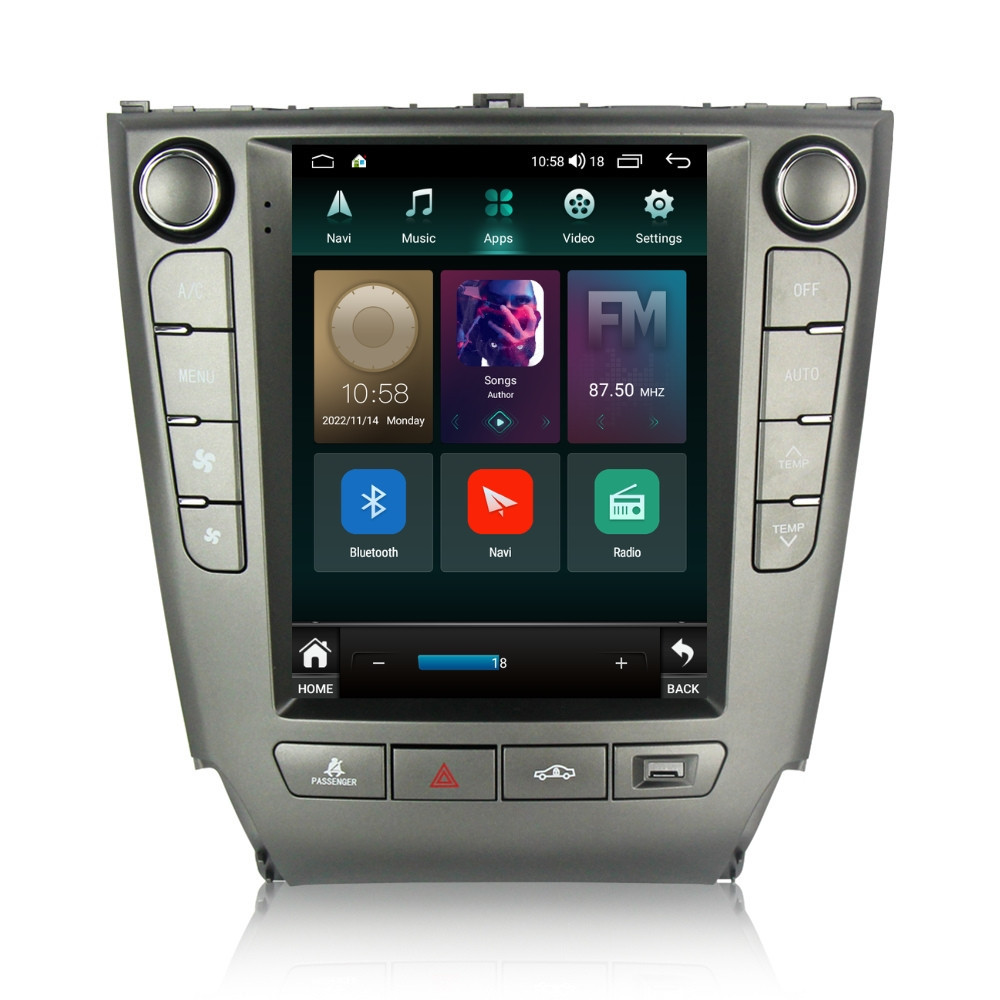 Navigatie dedicata cu Android tip tesla Lexus IS 2005 - 2013, 8GB RAM, Radio GPS Dual Zone, Touchscreen IPS 9.7