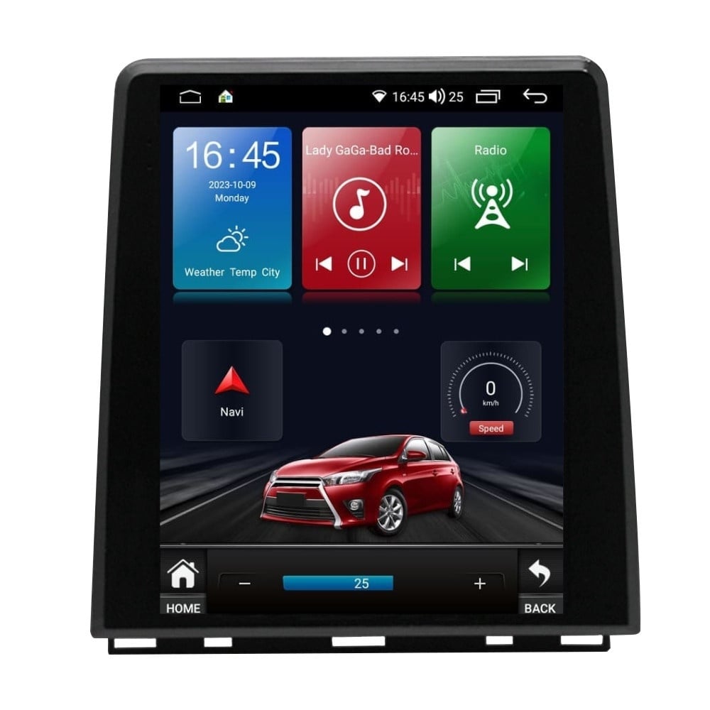 Navigatie dedicata cu Android tip tesla Renault Captur II dupa 2020, 4GB RAM, Radio GPS Dual Zone, Touchscreen IPS 9.7