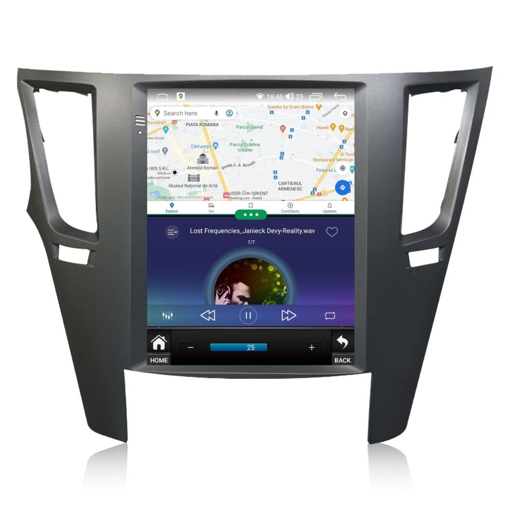 Navigatie dedicata cu Android tip tesla Subaru Subaru Outback / Legacy 2009 - 2014, 4GB RAM, Radio GPS Dual Zone, Touchscreen IPS 9.7