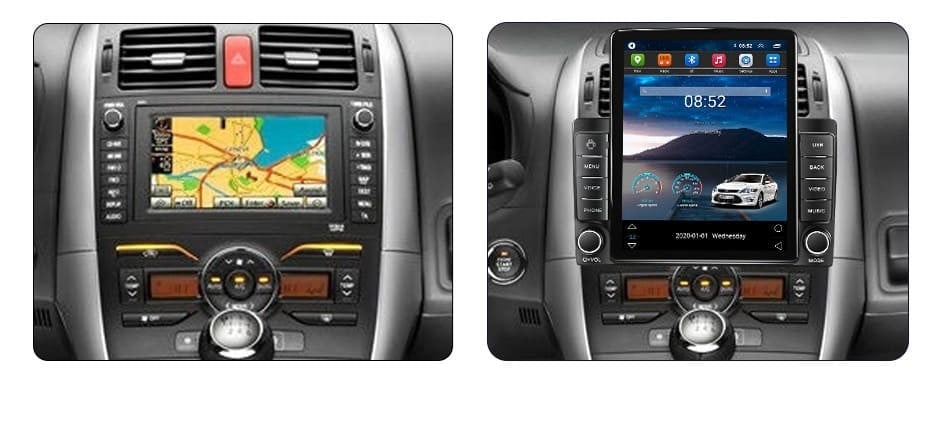 Navigatie dedicata cu Android Toyota Auris 2006 - 2012, 2GB RAM, Radio GPS Dual Zone, Touchscreen IPS 9.7