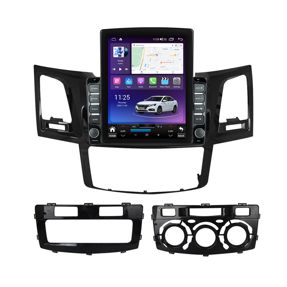 Navigatie dedicata cu Android Toyota Hilux VII 2004 - 2015, 8GB RAM, Radio GPS Dual Zone, Touchscreen IPS 9.7