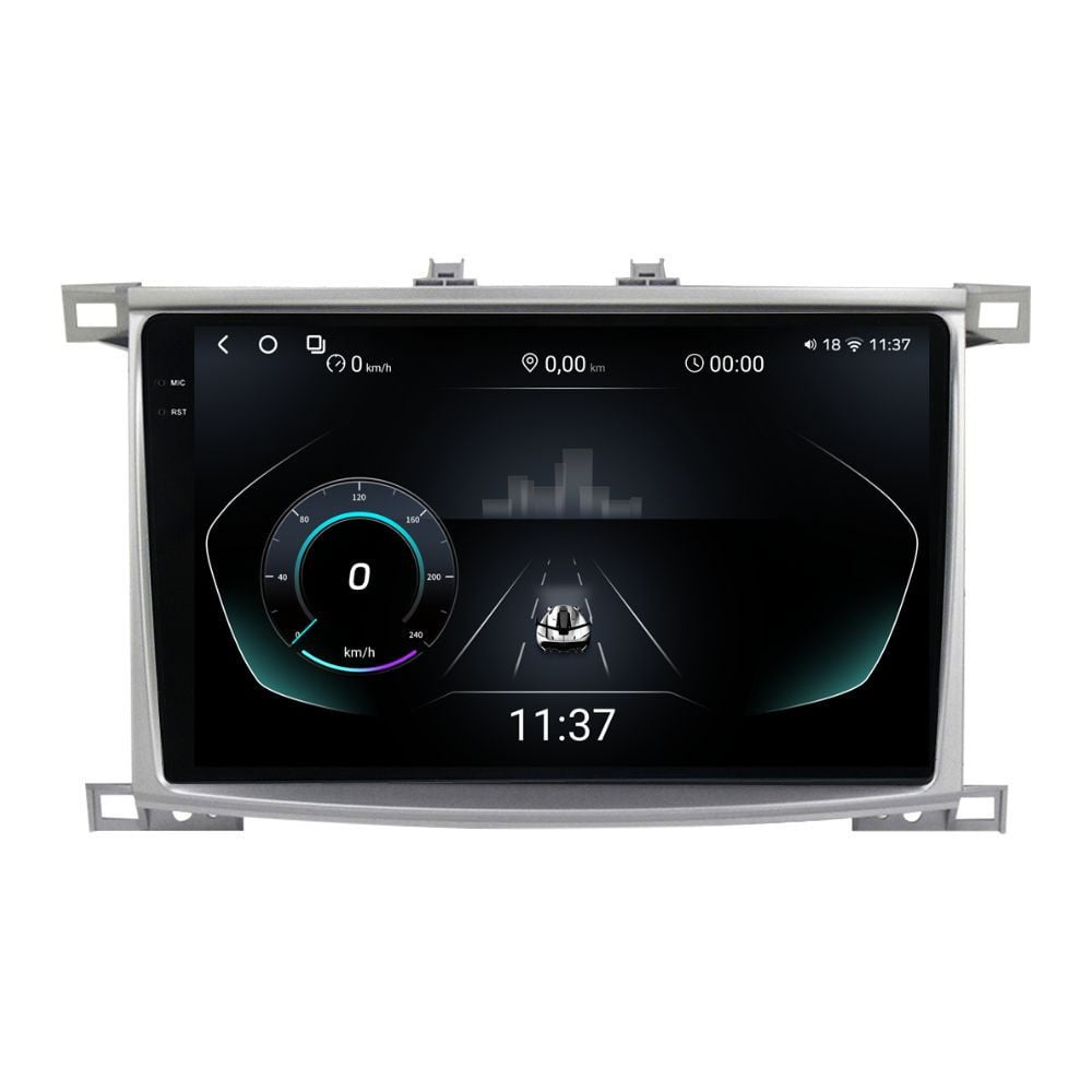 Navigatie dedicata cu Android Toyota Land Cruiser J100 2002 - 2008, 12GB RAM, Radio GPS Dual Zone, Display 2K QLED 10.36