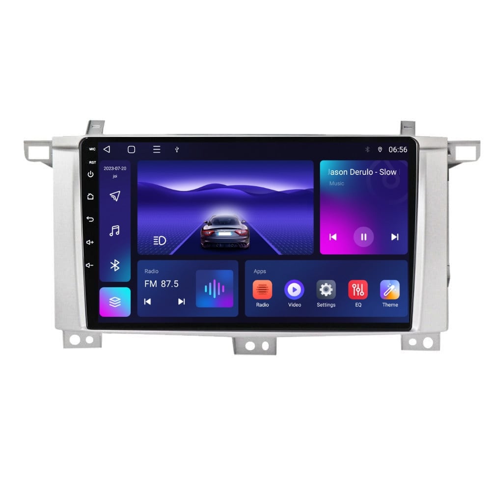 Navigatie dedicata cu Android Toyota Land Cruiser J100 2002 - 2008, 2GB RAM, Radio GPS Dual Zone, Display HD QLED 9