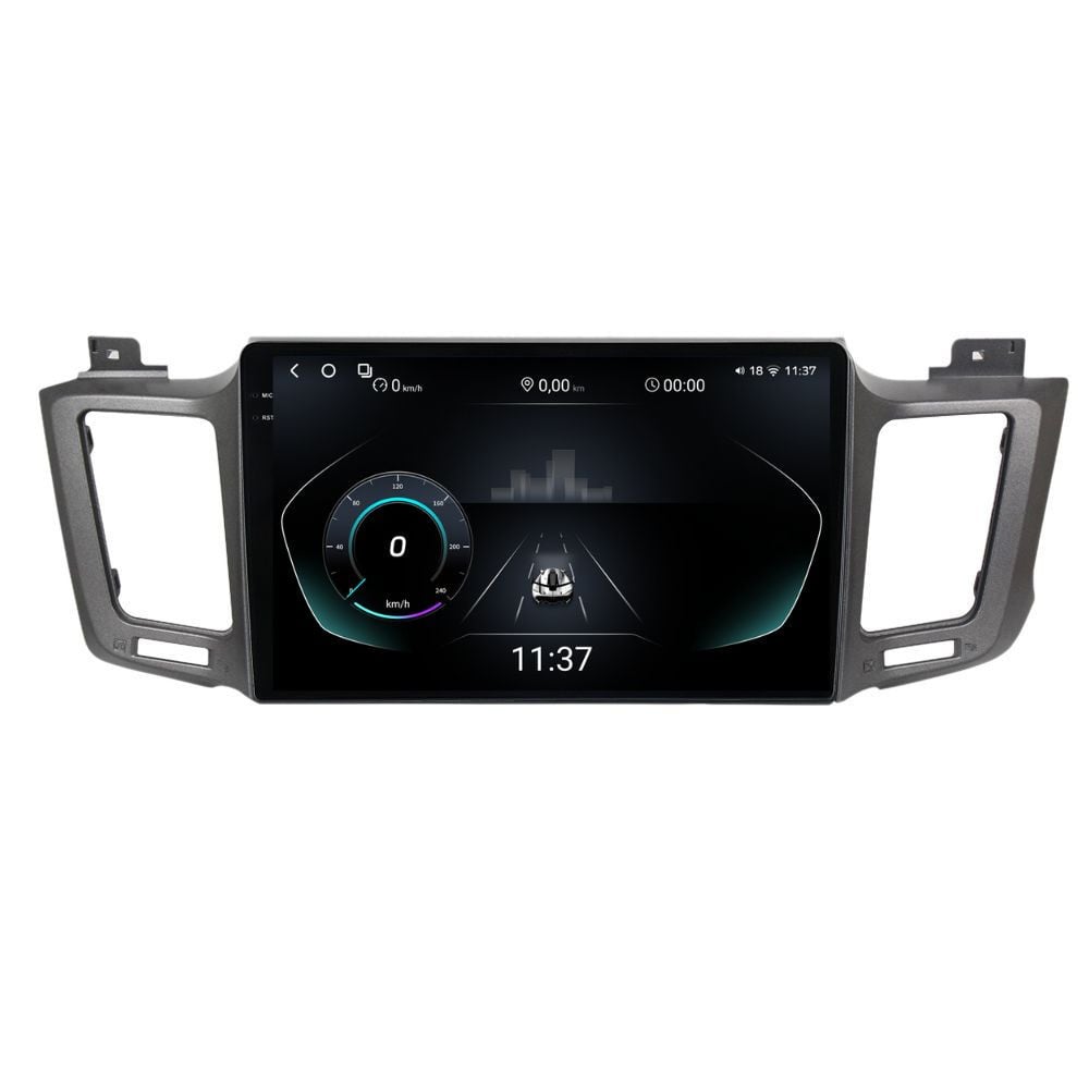 Navigatie dedicata cu Android Toyota Rav4 IV 2013 - 2018, 12GB RAM, Radio GPS Dual Zone, Display 2K QLED 10.36