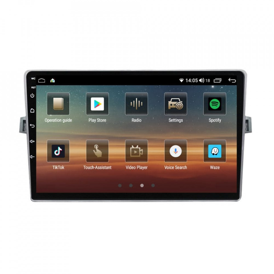 Navigatie dedicata cu Android Toyota Verso 2009 - 2018, 8GB RAM, Radio GPS Dual Zone, Display HD QLED 9