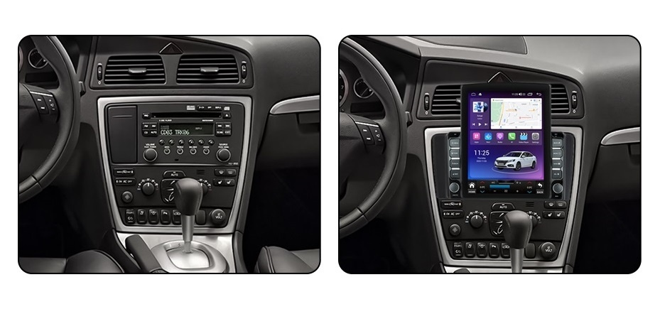 Navigatie dedicata cu Android Volvo S60 I 2000 - 2004, 2GB RAM, Radio GPS Dual Zone, Touchscreen IPS 9.7