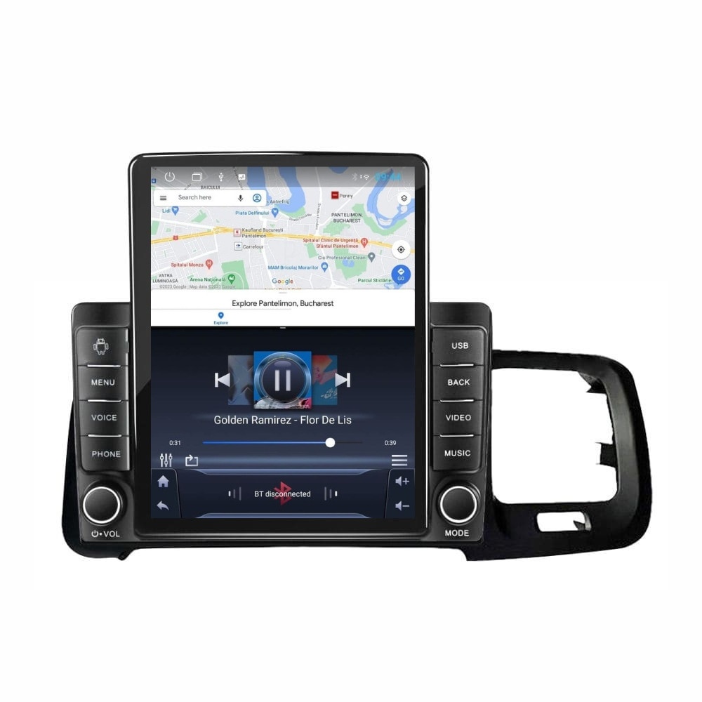 Navigatie dedicata cu Android Volvo S60 II / V60 I 2014 - 2018, 1GB RAM, Radio GPS Dual Zone, Touchscreen IPS 9.7" HD tip Tesla, Internet Wi-Fi, Bluetooth, MirrorLink, USB - Imagine 3