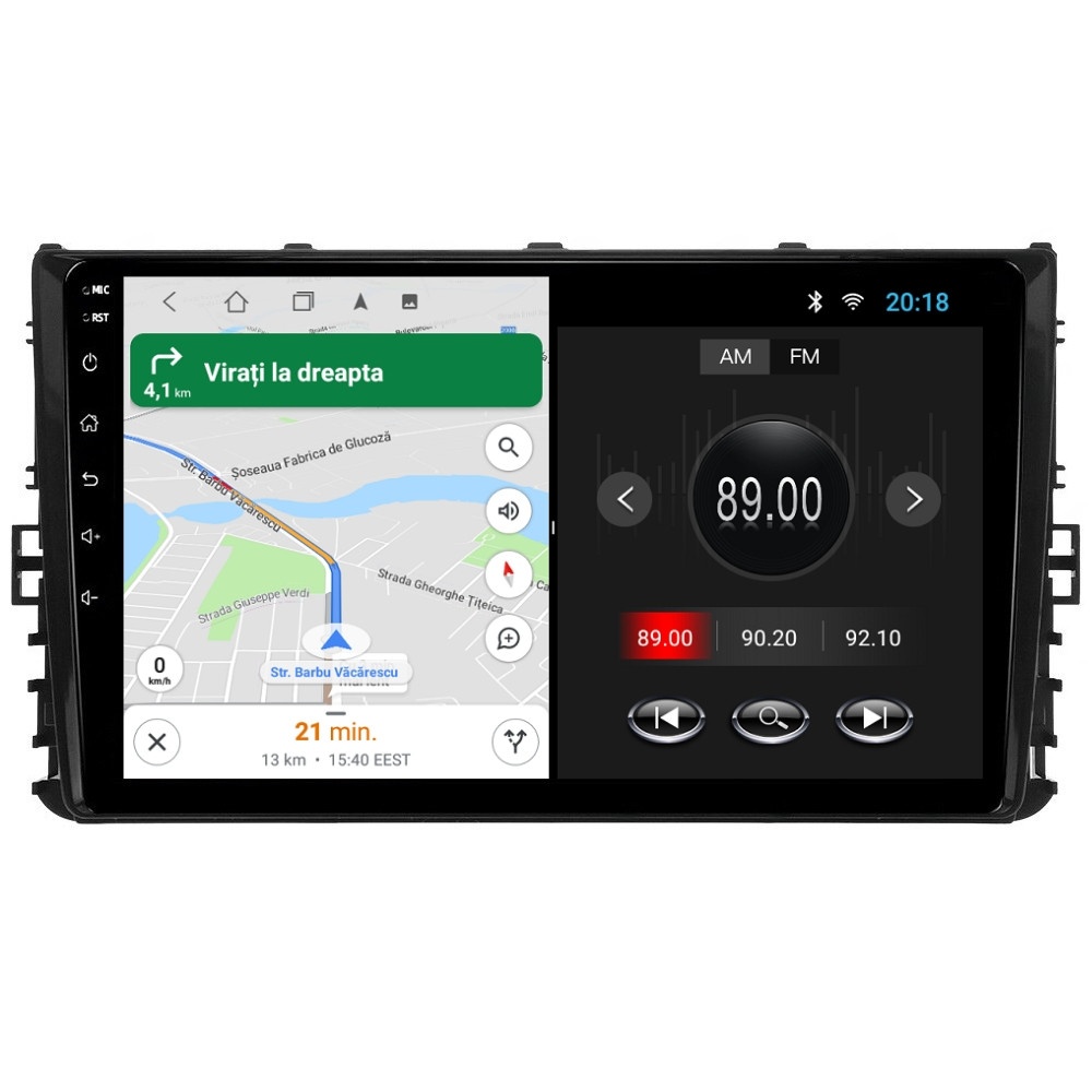 Navigatie dedicata cu Android VW Arteon dupa 2017, 1GB RAM, Radio GPS Dual Zone, Display HD IPS 9" Touchscreen, Internet Wi-Fi, Bluetooth, MirrorLink, USB - Imagine 6