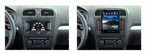 Navigatie dedicata cu Android VW Golf VI 2008 - 2014, 2GB RAM, Radio GPS Dual Zone, Touchscreen IPS 9.7