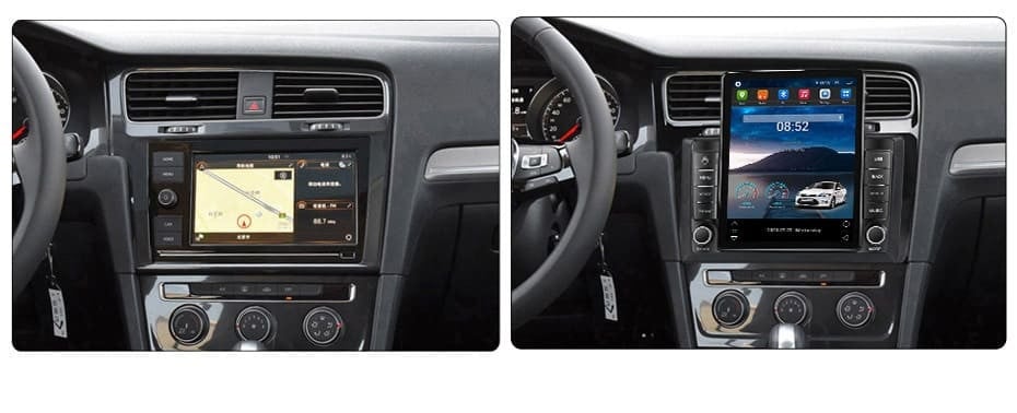 Navigatie dedicata cu Android VW Golf VII 2012 - 2019, negru, 1GB RAM, Radio GPS Dual Zone, Touchscreen IPS 9.7