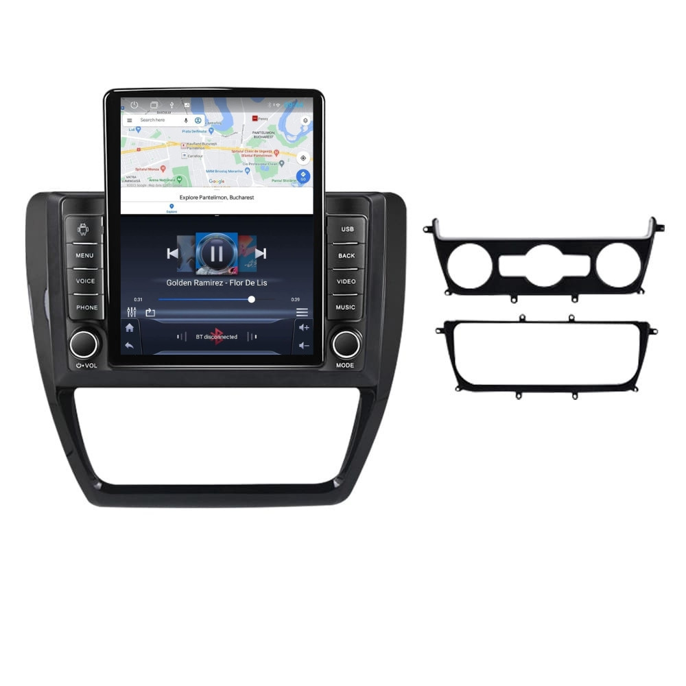 Navigatie dedicata cu Android VW Jetta IV 2011 - 2018, 1GB RAM, Radio GPS Dual Zone, Touchscreen IPS 9.7