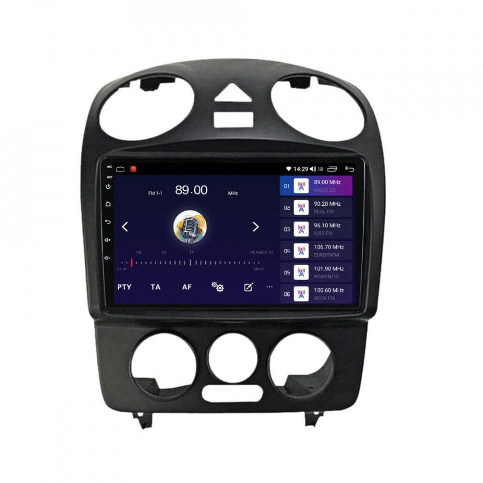 Navigatie dedicata cu Android VW New Beetle 2004 - 2011, 4GB RAM, Radio GPS Dual Zone, Display HD QLED 9