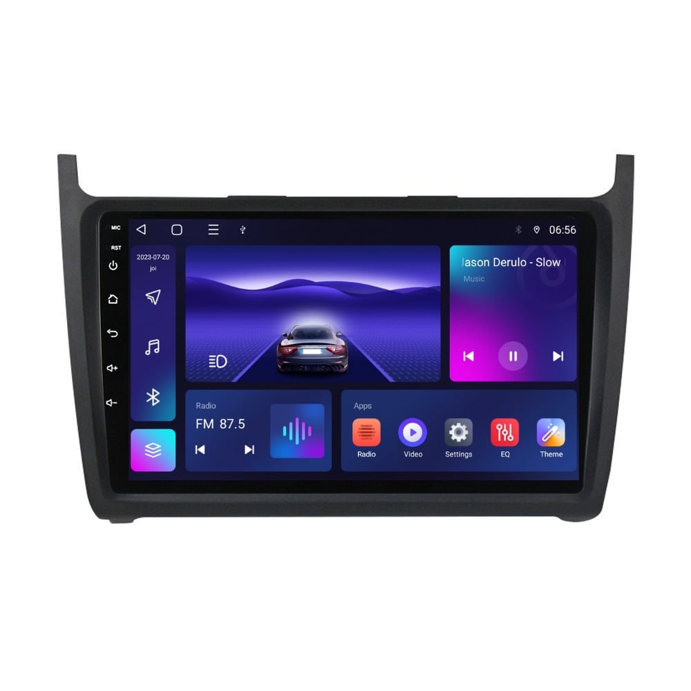 Navigatie dedicata cu Android VW Polo 6R 2009 - 2018, 2GB RAM, Radio GPS Dual Zone, Display HD QLED 9