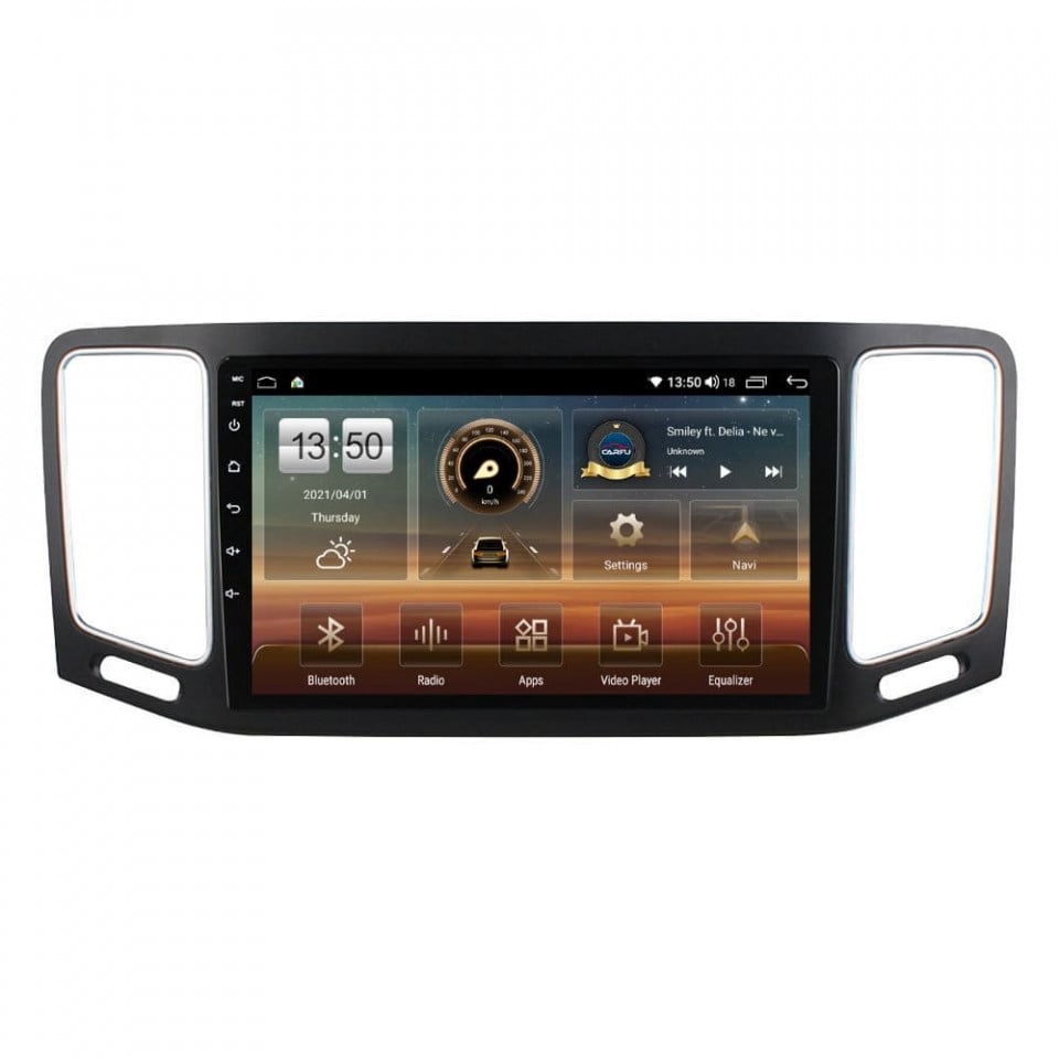 Navigatie dedicata cu Android VW Sharan dupa 2010, 8GB RAM, Radio GPS Dual Zone, Display HD QLED 9\'\' Touchscreen, Internet Wi-Fi si slot SIM 4G, Bluetooth, MirrorLink, USB, Waze