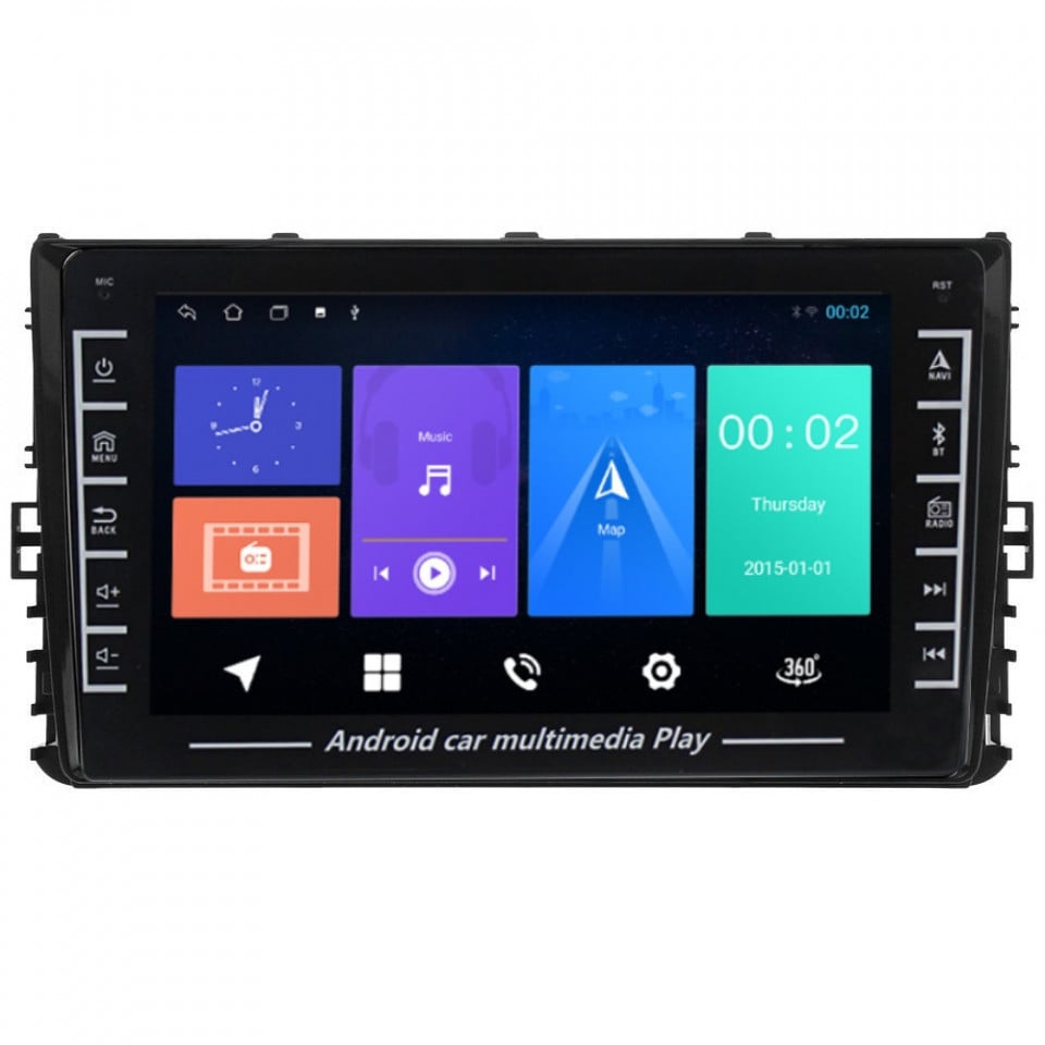 Navigatie dedicata cu Android VW T-Cross dupa 2018, 1GB RAM, Radio GPS Dual Zone, Display HD IPS 8