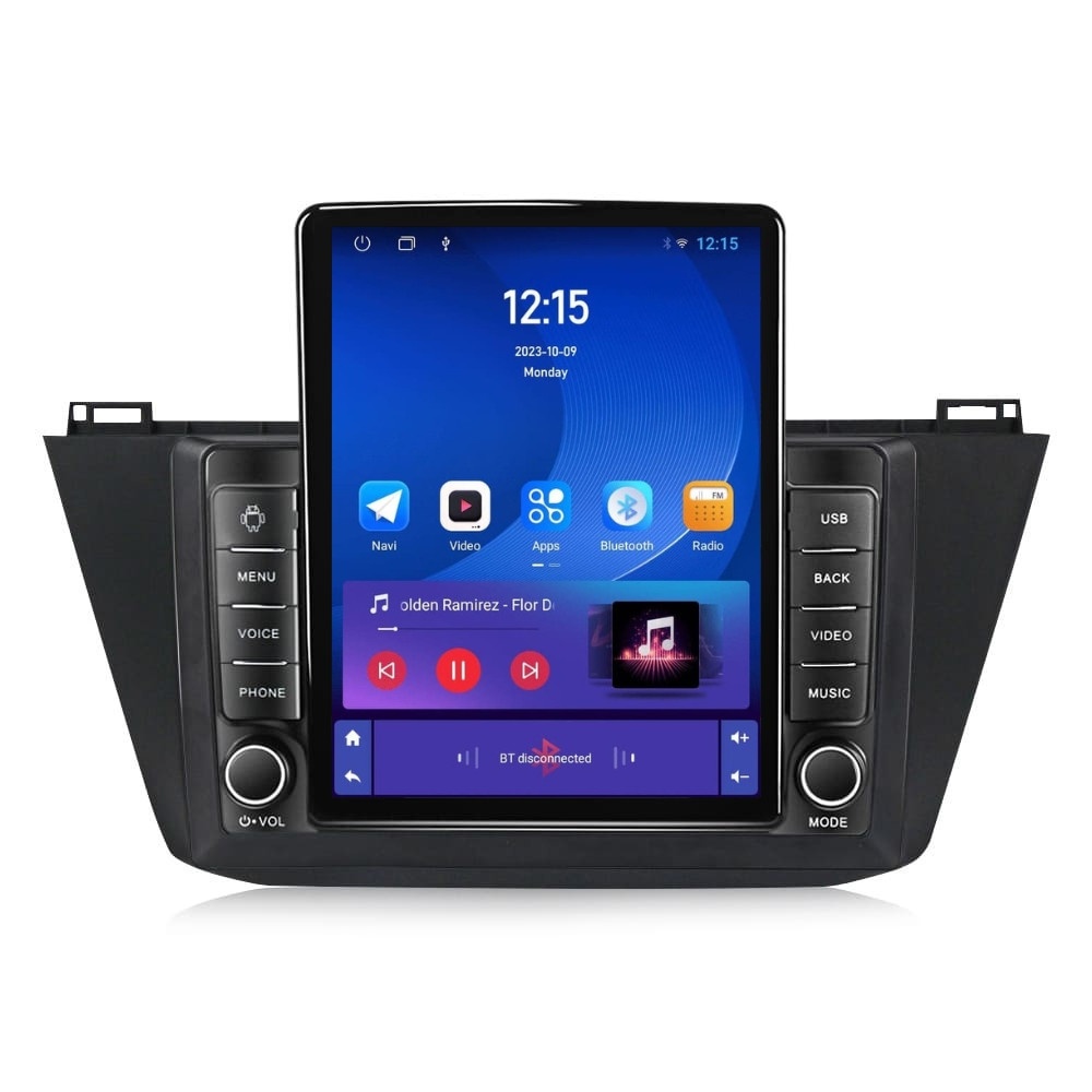 Navigatie dedicata cu Android VW Tiguan II dupa 2016, 2GB RAM, Radio GPS Dual Zone, Touchscreen IPS 9.7" HD tip Tesla, Internet Wi-Fi, Bluetooth, MirrorLink, USB - Imagine 2