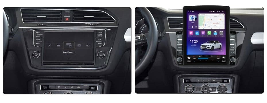 Navigatie dedicata cu Android VW Tiguan II dupa 2016, 8GB RAM, Radio GPS Dual Zone, Touchscreen IPS 9.7