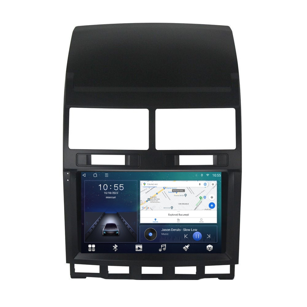 Navigatie dedicata cu Android VW Touareg 7L 2002 - 2011, 2GB RAM, Radio GPS Dual Zone, Display HD QLED 9