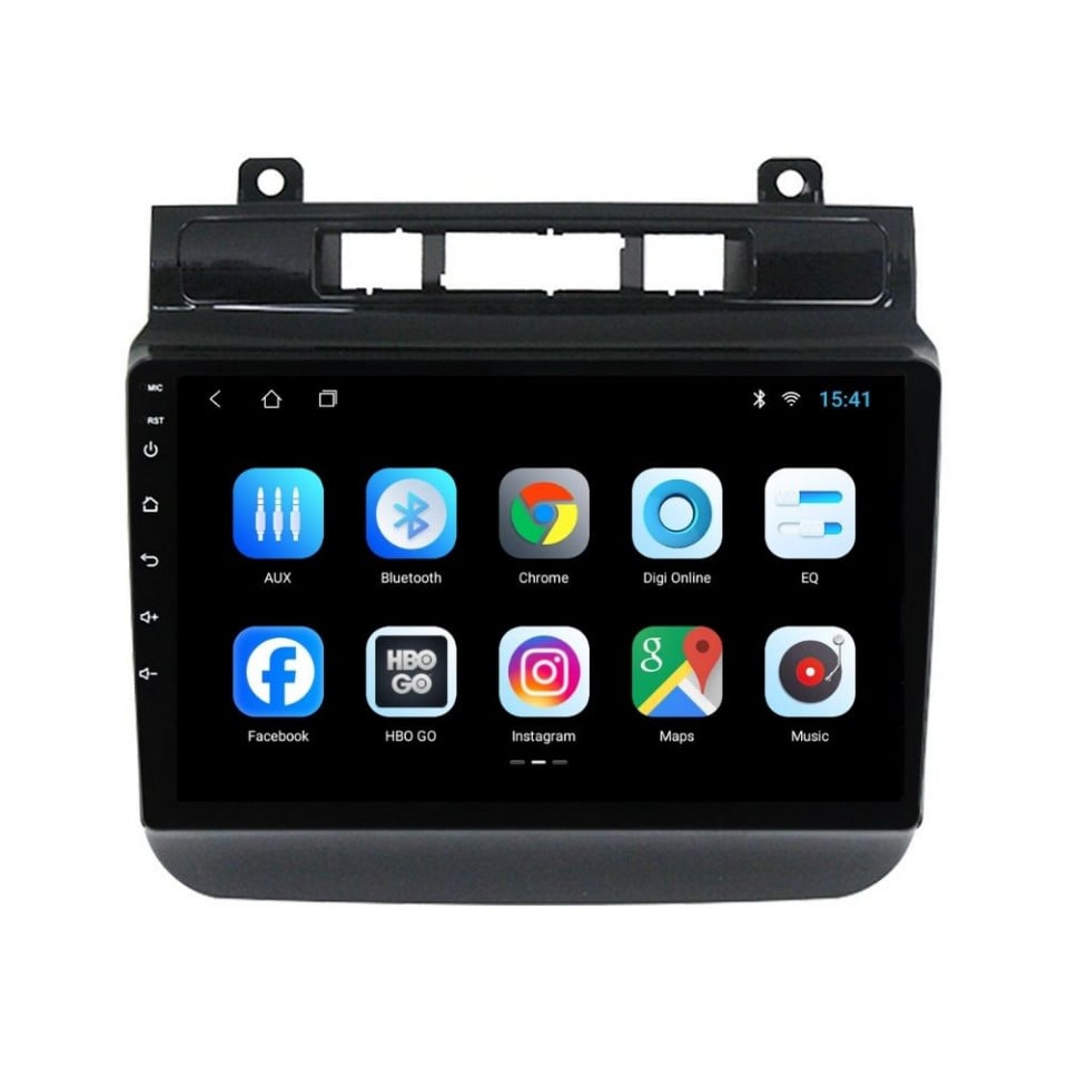 Navigatie dedicata cu Android VW Touareg 7P 2010 - 2018, 1GB RAM, Radio GPS Dual Zone, Display HD IPS 9