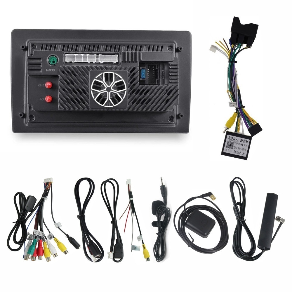 Navigatie dedicata cu Android VW Transporter / Caravelle dupa 2020, 2GB RAM, Radio GPS Dual Zone, Display HD QLED 9" Touchscreen, Internet Wi-Fi si slot SIM 4G, Bluetooth, MirrorLink, USB - Imagine 5