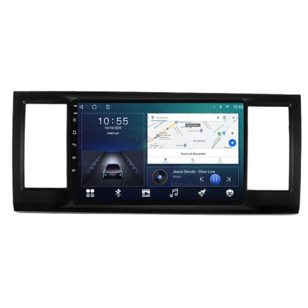 Navigatie dedicata cu Android VW Transporter / Caravelle / Multivan T6 2015 - 2020, 3GB RAM, Radio GPS Dual Zone, Display HD QLED 9