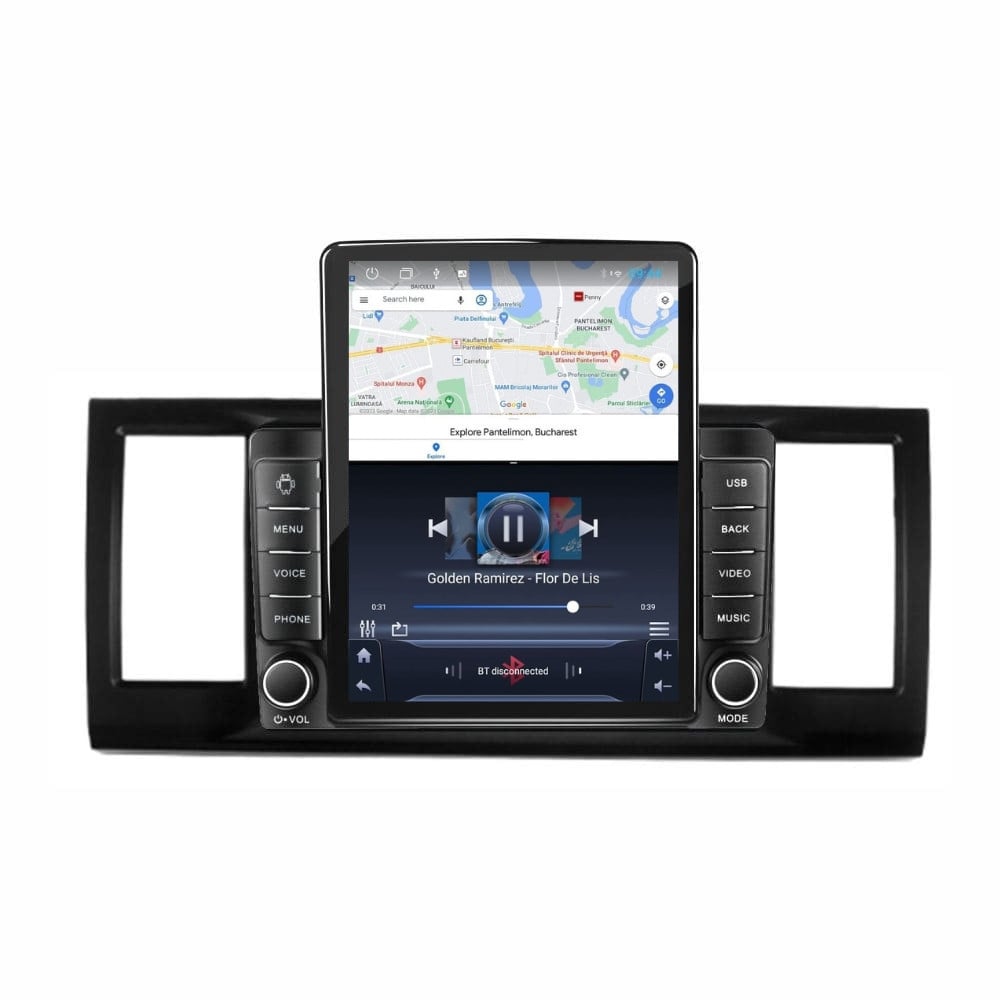 Navigatie dedicata cu Android VW Transporter / Caravelle / Multivan T6 2015 - 2020, 1GB RAM, Radio GPS Dual Zone, Touchscreen IPS 9.7