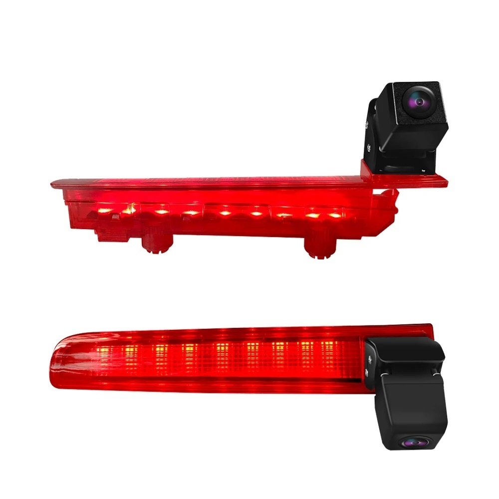 Camera marsarier dedicata VW Transporter T5 2010 - 2015 cu 2 usi spate tip stop frana, AHD 720P, Night Vision, rezistenta la apa si praf, cablu video 6m - 2 | YEO
