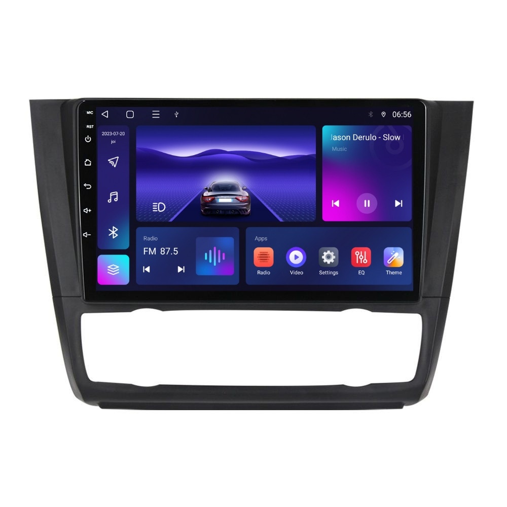 Navigatie dedicata cu Android BMW Seria 1 (E81 / E87) 2007 - 2013, clima automata, 4GB RAM, Radio GPS Dual Zone, Display HD IPS 9