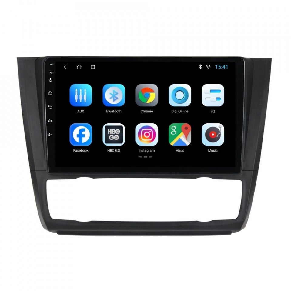 Navigatie dedicata cu Android BMW Seria 1 (E81 / E87) 2007 - 2013, clima automata, 1GB RAM, Radio GPS Dual Zone, Display HD IPS 9