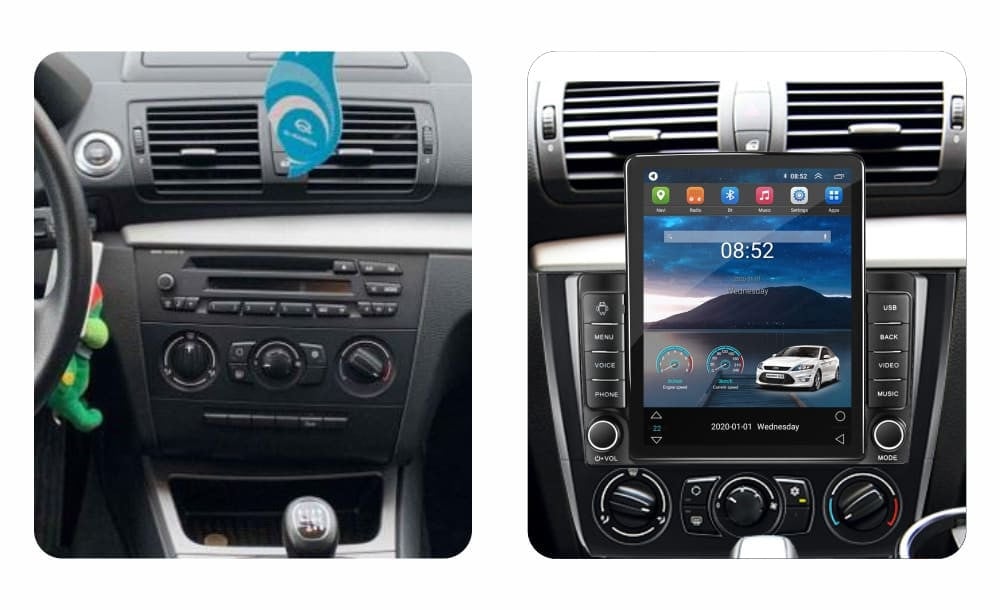 Navigatie dedicata cu Android BMW Seria 1 (E81 / E87) 2007 - 2013, clima manuala, 2GB RAM, Radio GPS Dual Zone, Touchscreen IPS 9.7