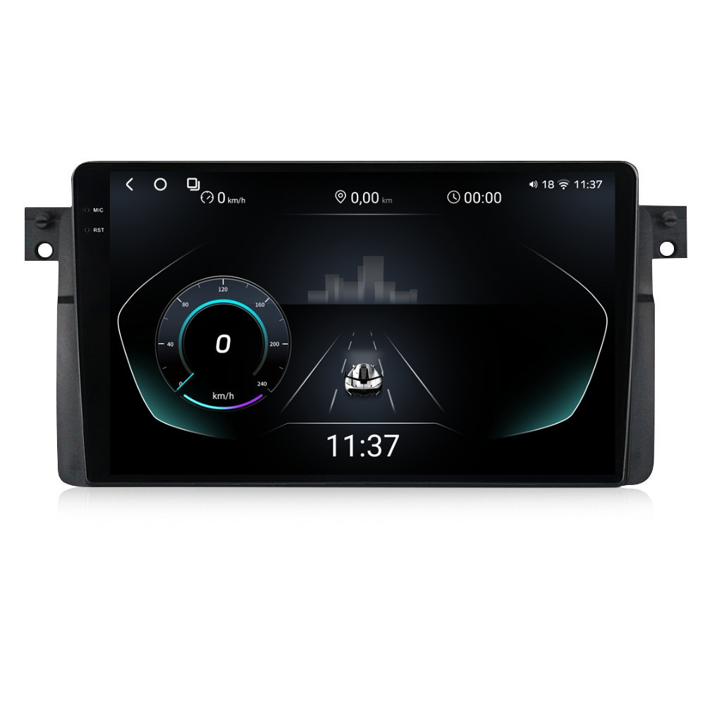 Navigatie dedicata cu Android BMW Seria 3 (E46) 1997 - 2005, 12GB RAM, Radio GPS Dual Zone, Display 2K QLED 9.5