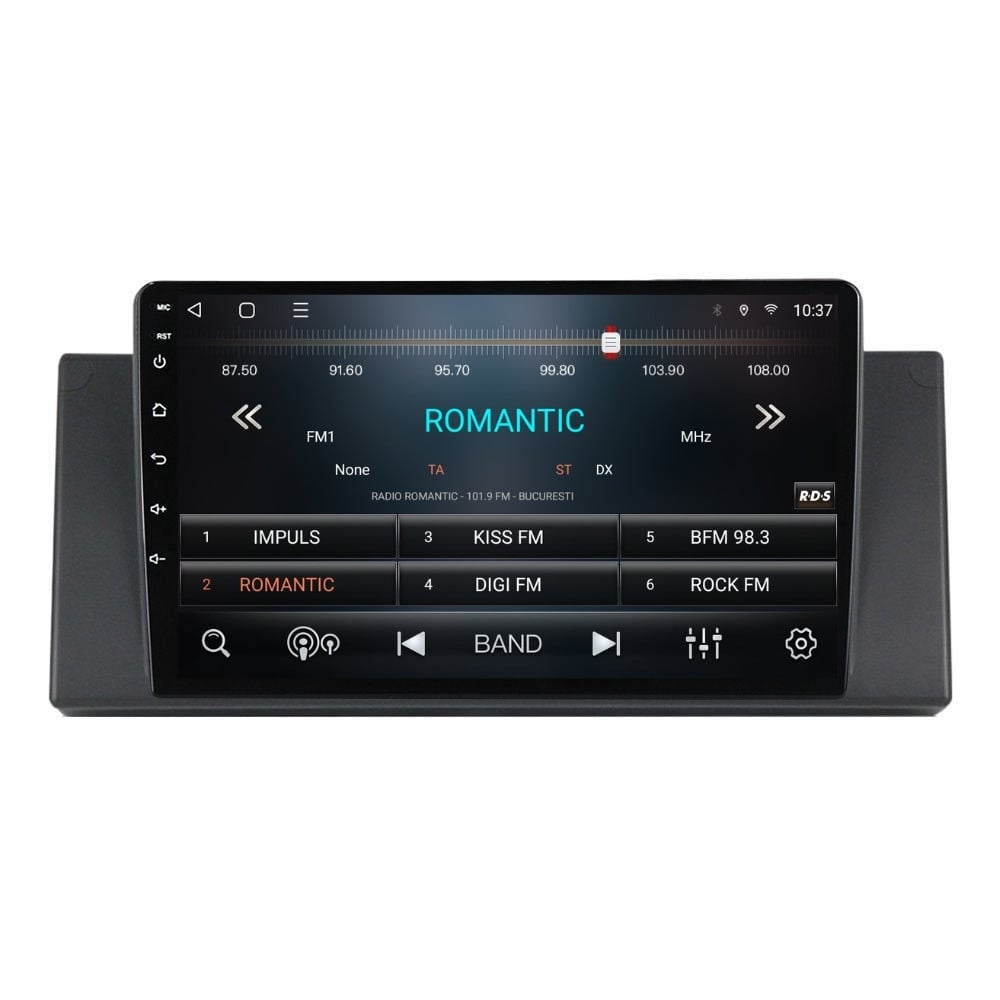 Navigatie dedicata cu Android BMW Seria 5 (E39) 1995 - 2003, 3GB RAM, Radio GPS Dual Zone, Display HD QLED 9