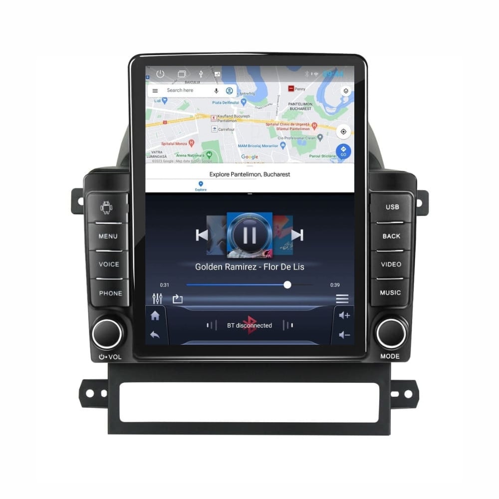 Navigatie dedicata cu Android Chevrolet Captiva 2006 - 2011, 2GB RAM, Radio GPS Dual Zone, Touchscreen IPS 9.7