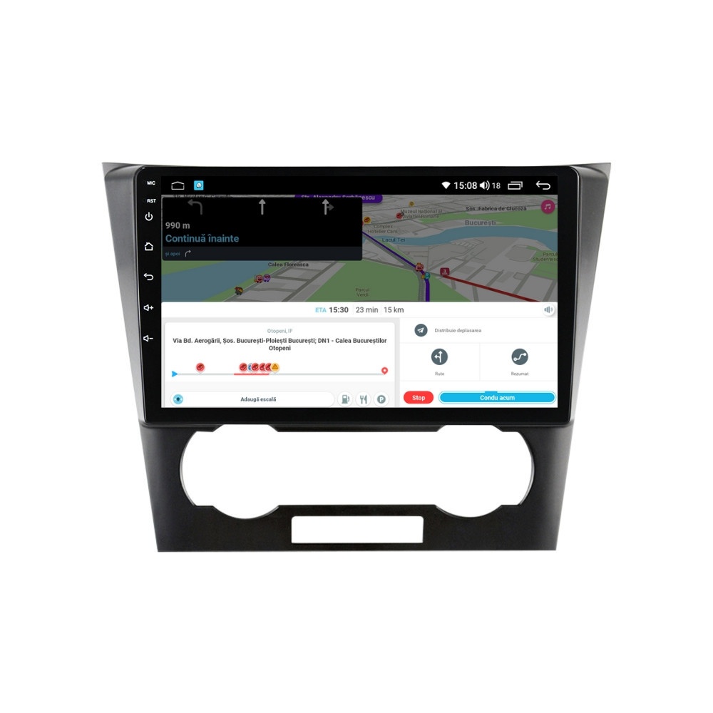Navigatie dedicata cu Android Chevrolet Epica 2004 - 2012, 4GB RAM, Radio GPS Dual Zone, Display HD IPS 9" Touchscreen, Internet Wi-Fi, Bluetooth, MirrorLink, USB - Imagine 8