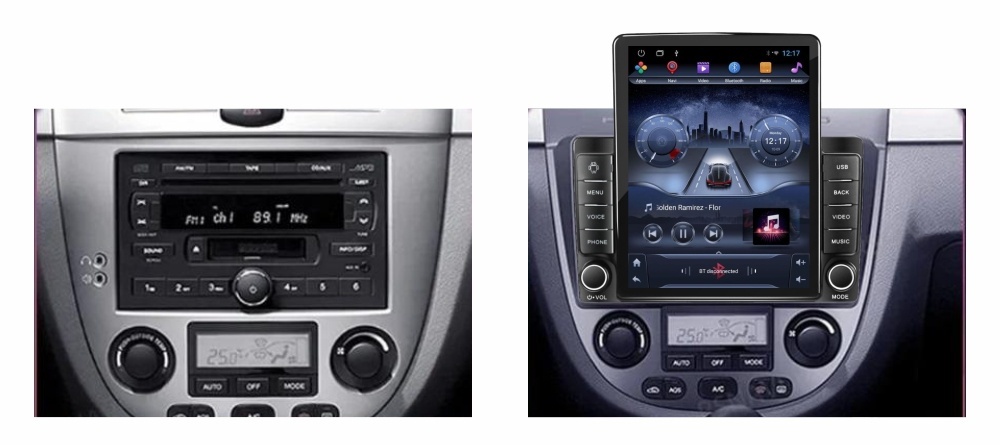 Navigatie dedicata cu Android Chevrolet Lacetti 2003 - 2010, clima automata, 2GB RAM, Radio GPS Dual Zone, Touchscreen IPS 9.7