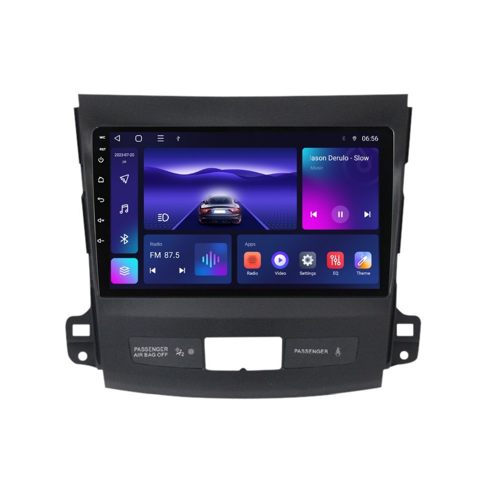 Navigatie dedicata cu Android Citroen C-Crosser 2007 - 2012, 4GB RAM, Radio GPS Dual Zone, Display HD IPS 9" Touchscreen, Internet Wi-Fi, Bluetooth, MirrorLink, USB