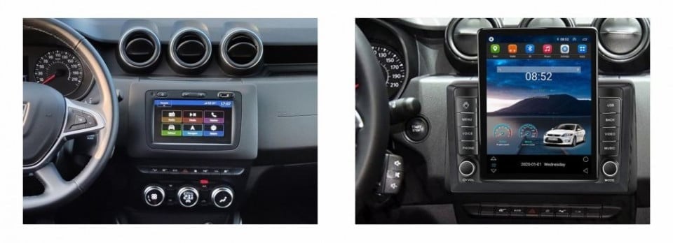 Navigatie dedicata cu Android Dacia Duster II 2018 - 2022, 2GB RAM, Radio GPS Dual Zone, Touchscreen IPS 9.7