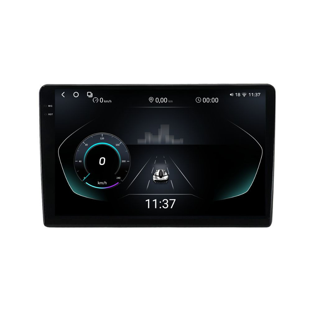 Navigatie dedicata cu Android Dacia Spring dupa 2020, 12GB RAM, Radio GPS Dual Zone, Display 2K QLED 9.5