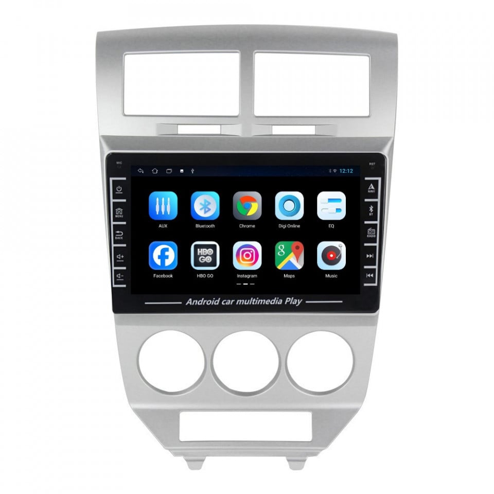 Navigatie dedicata cu Android Dodge Caliber 2006 - 2010, 1GB RAM, Radio GPS Dual Zone, Display HD IPS 8