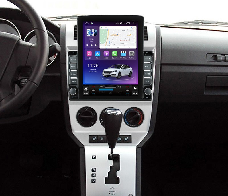 Navigatie dedicata cu Android Dodge Caliber 2006 - 2010, 8GB RAM, Radio GPS Dual Zone, Touchscreen IPS 9.7